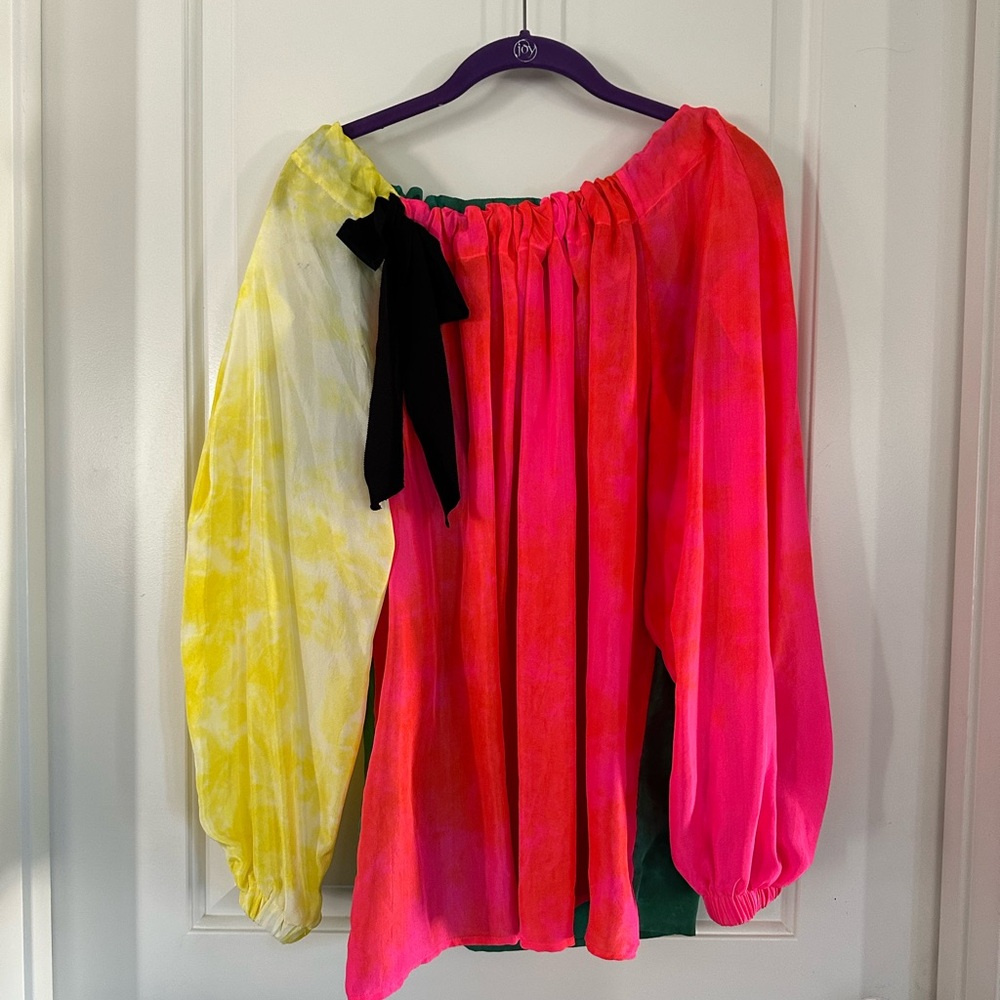 Rachel Comey Multicolor Off-Shoulder Top